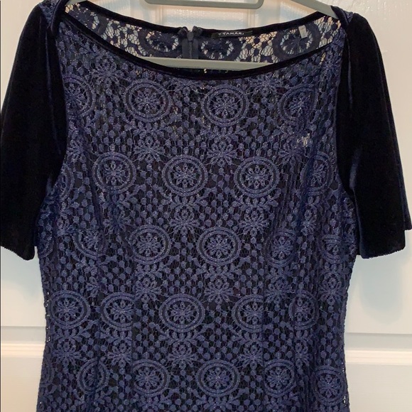 Tahari Blue Dress - Picture 4 of 4